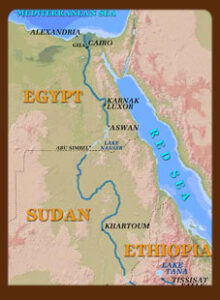 The Nile from Egypt to Ethiopia